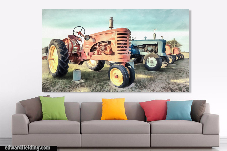 Vintage Tractors artwork