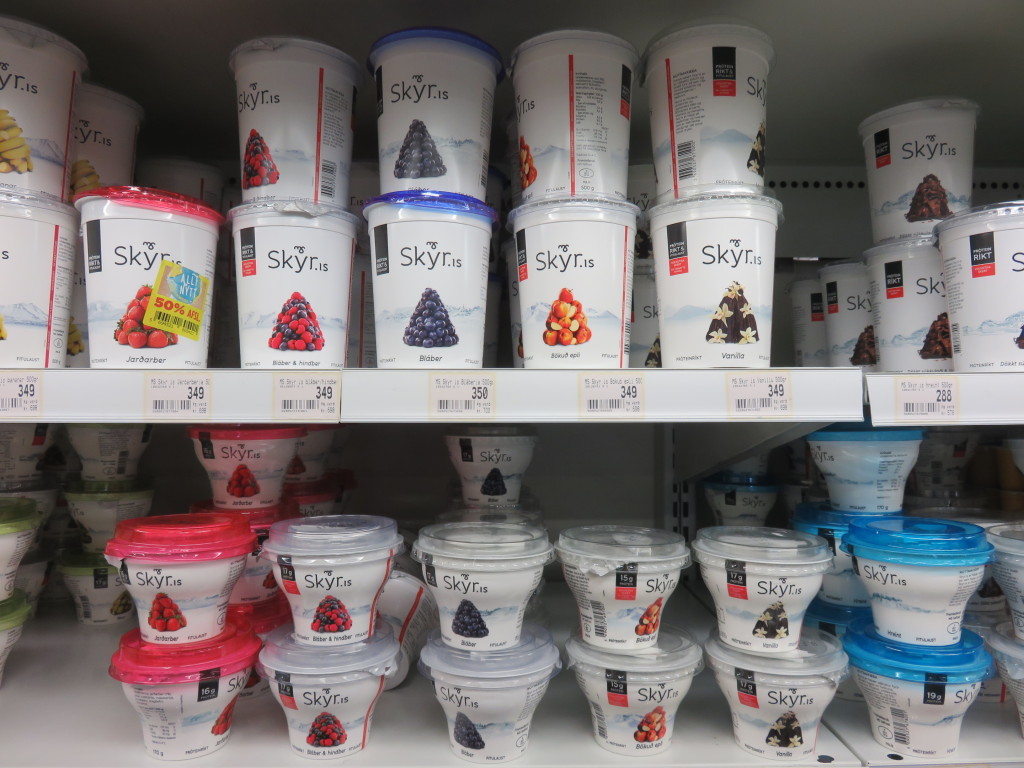 Skyr is a popular dairy product in Iceland