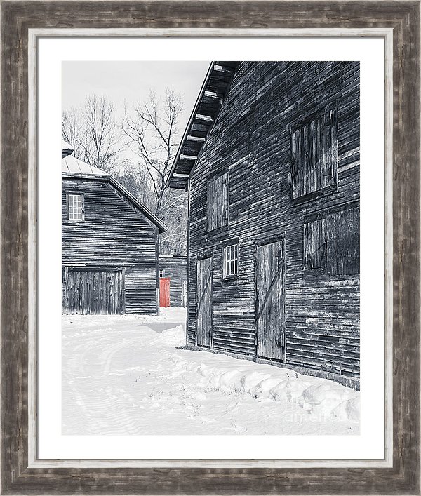 A group of barns in Windsor, Vermont.