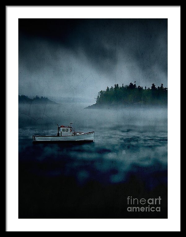 a 22.500" x 30.000" print of Stormy Night Off The Coast Of Maine to a buyer from Burbank, CA.
