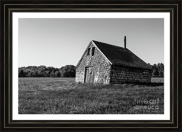 Old Abandoned Wooden Barn by Edward Fielding