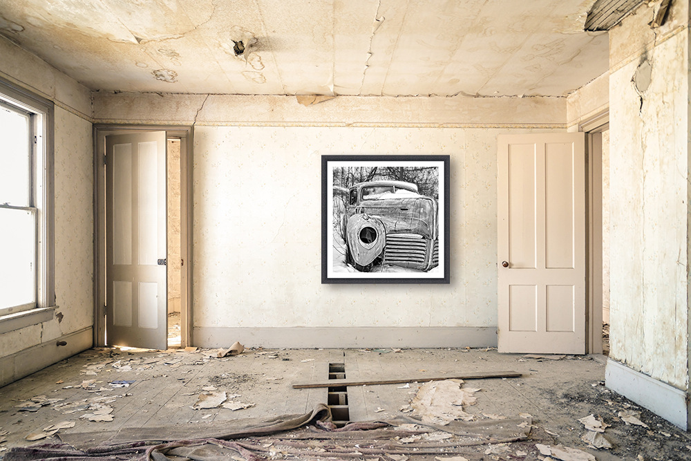 Old Abandoned Hudson Vintage Car