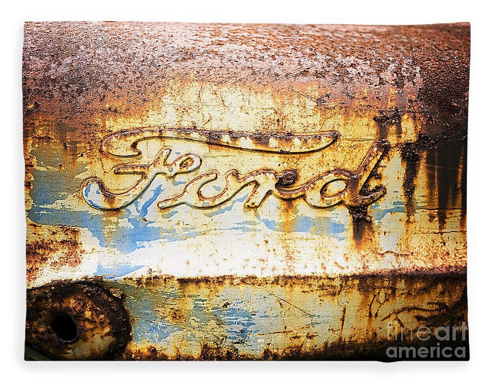Ford fleece blanket