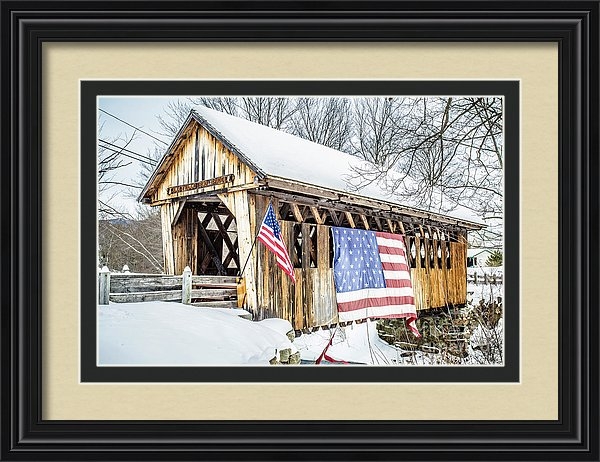 a 12.000" x 8.000" print of Cilleyville Bog Bridge Covered Bridge New Hampshire to a buyer from Ottawa, KS.