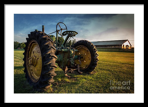Vintage John Deere Tractor by Edward M. Fielding