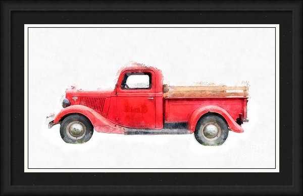 Edward Fielding sold a 20.000" x 11.500" print of Old Red Ford Pickup to a buyer from Cupertino, CA.