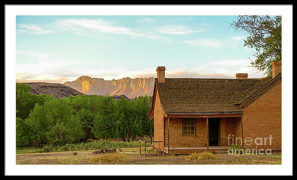 Sunset at Grafton Ghost Town by Wendy Fielding