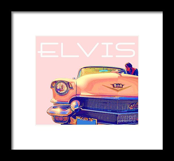 Elvis Presley Pink Cadillac by Edward M. Fielding - available as prints, framed artwork, posters, canvas prints and more. https://pixels.com/featured/elvis-presley-pink-cadillac-edward-fielding.html