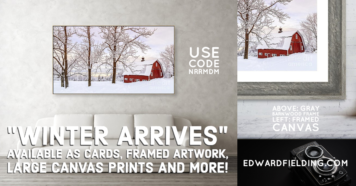 “Winter Arrives” by Edward M. Fielding Dogford Studios