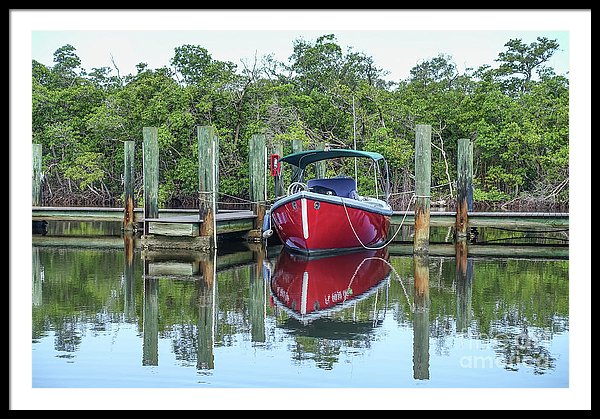 Red Boat Docked