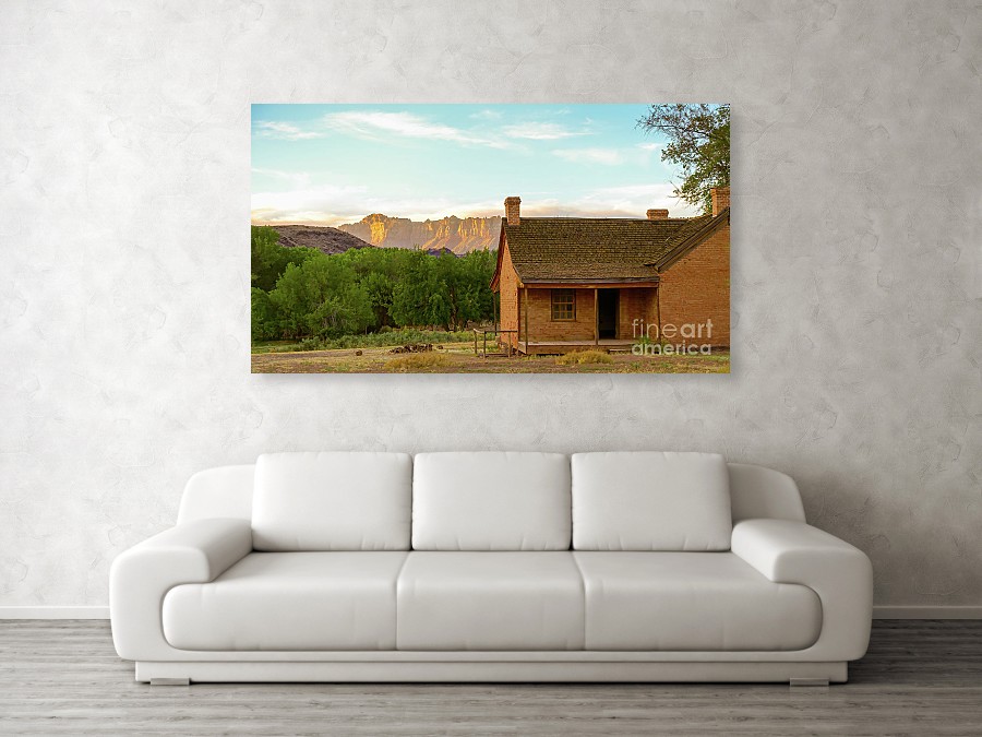 Sunset Grafton Ghost Town Canvas Print