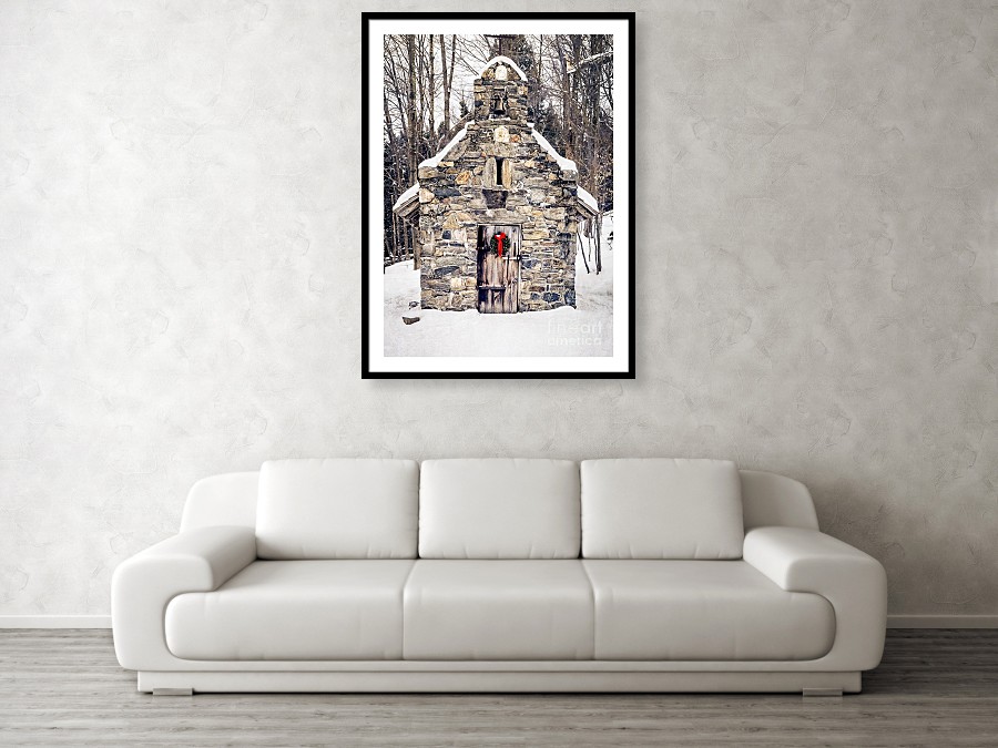 Stone Chapel in the Woods