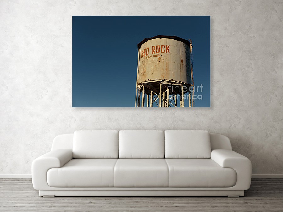 Red Rock Water Tower by Edward M. Fielding