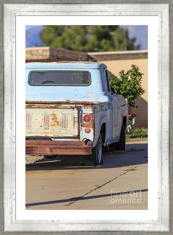Old Ford Pickup Truck Tucson Arizona by Edward Fielding