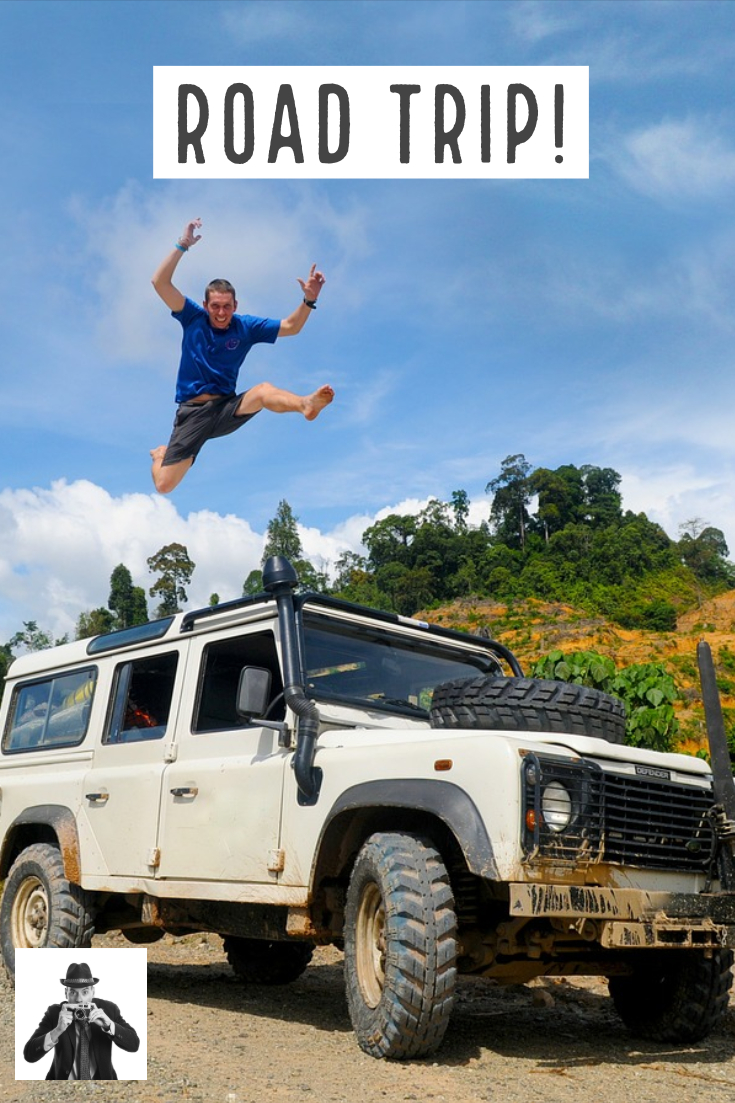 On the road in Arizona to visit an old mining town.