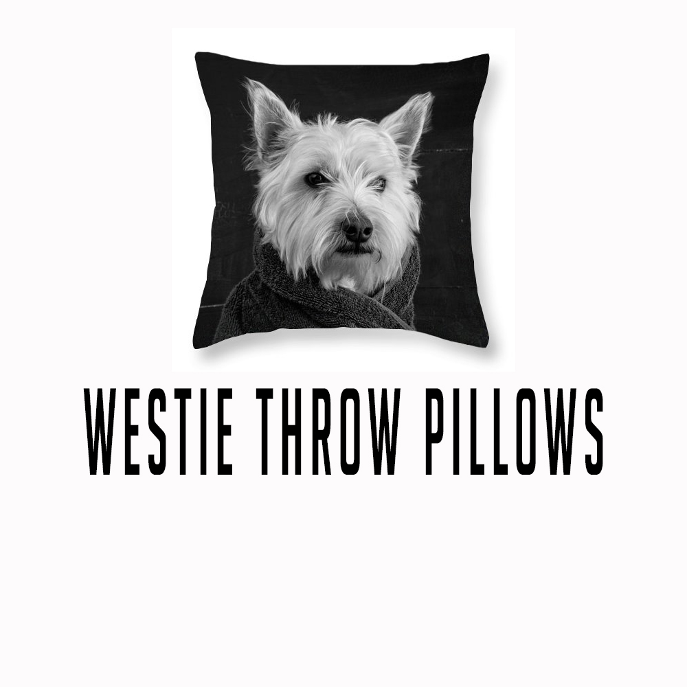 Westie Throw Pillows