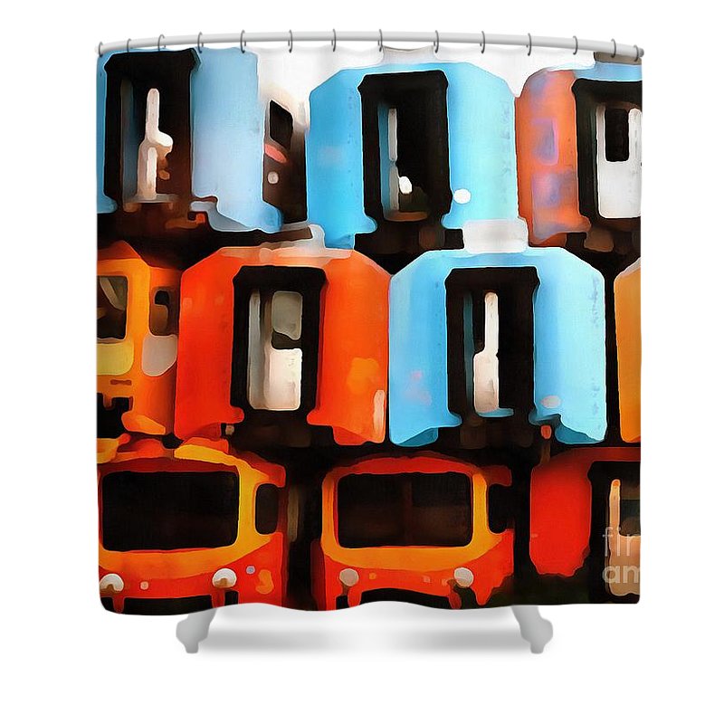 Abstract Art Shower Curtain