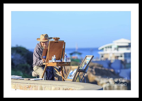 Artist at La Jolla San Diego California