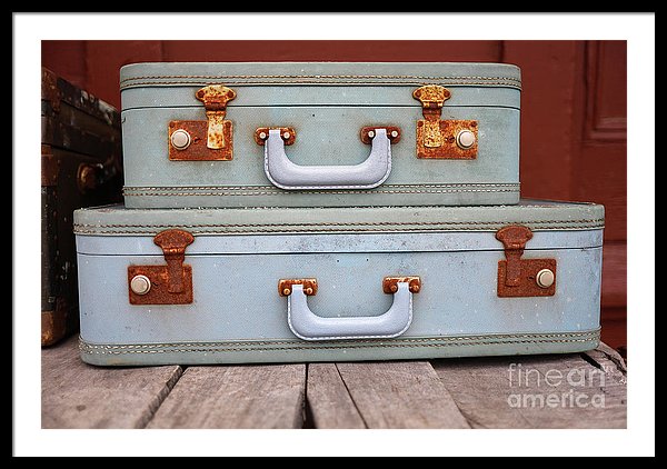 Vintage Suitcases by Edward Fielding