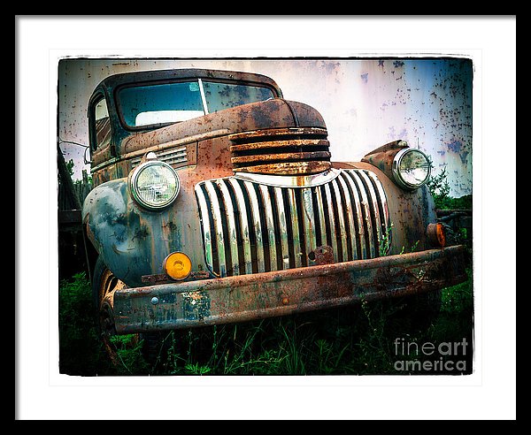 Rusty old pickup trucks