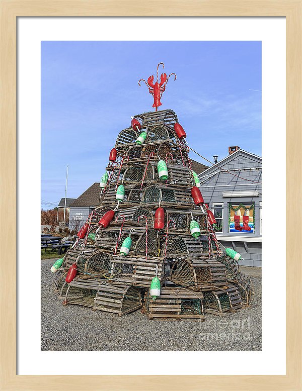 Lobster Trap Christmas Tree