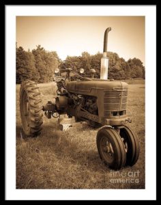 Vintage tractor photogaphs for sale