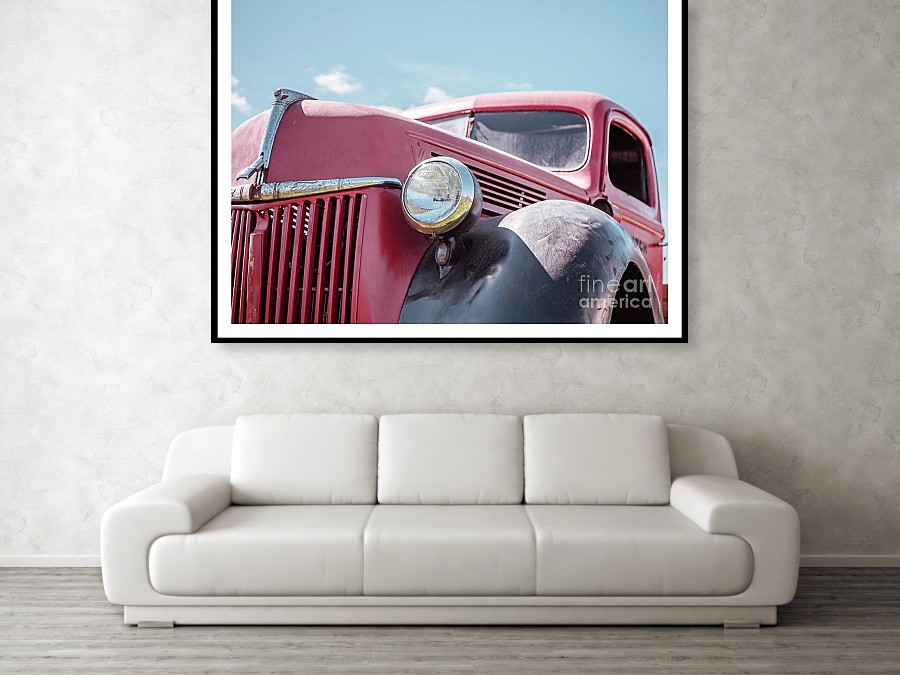 Vintage American Pickup Truck Fine Art Photograph Art Print