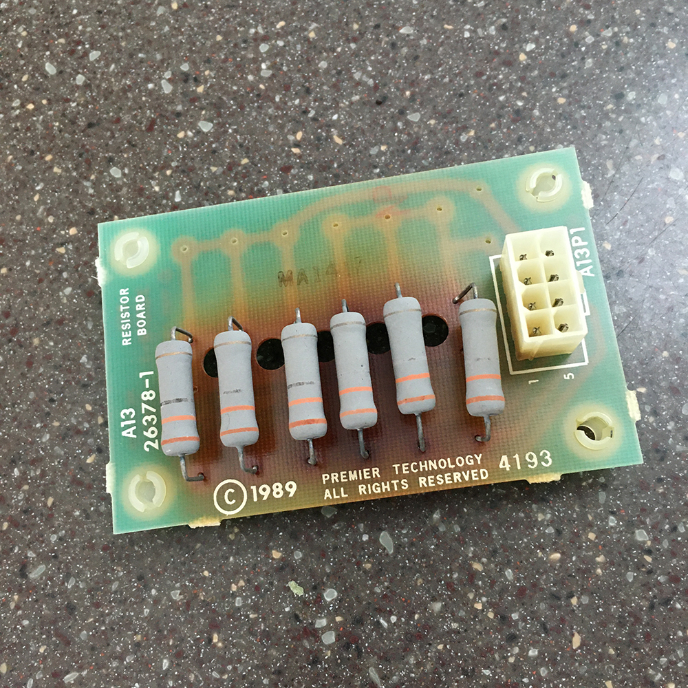 RESISTOR BOARD GOTTLIEB