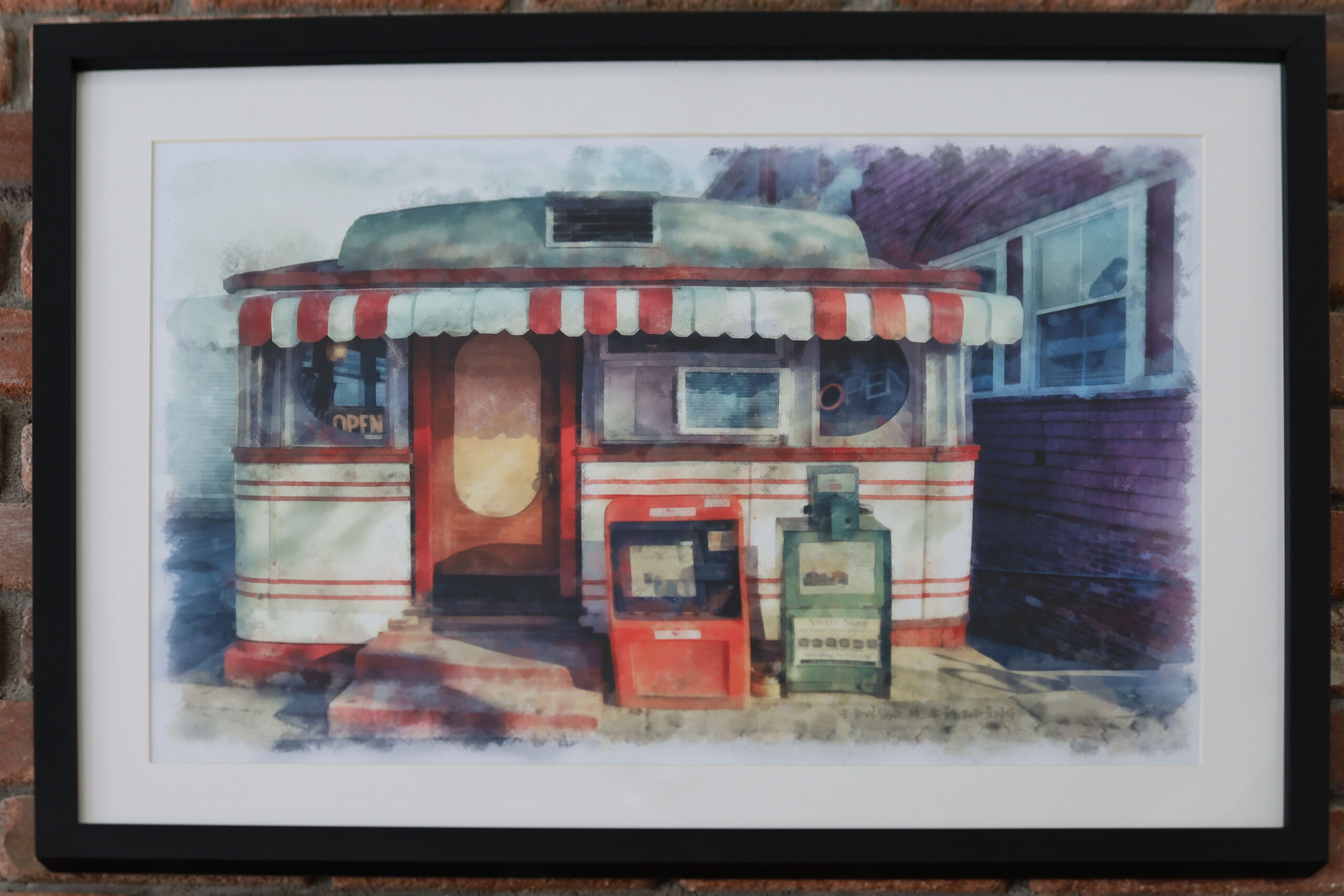 Artwork for sale Daddy Pops Diner Claremont NH