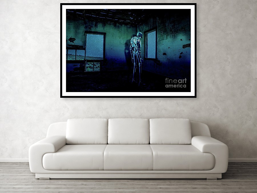 Lonely Robot fine art print