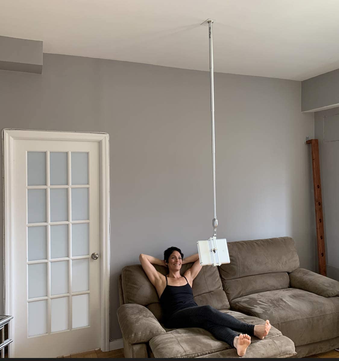 mount your ipad from the ceiling